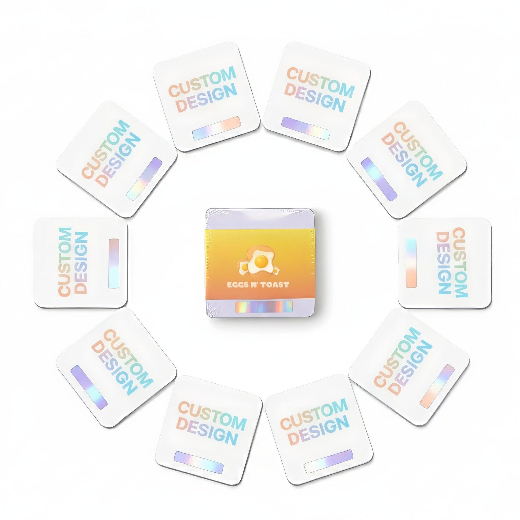 YOLKS · Custom Sticky Note Pads (3×3)